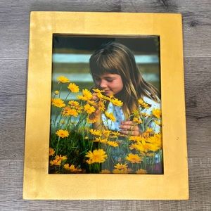 Gold Picture Frame With 8 x 10 Opening For The Photo